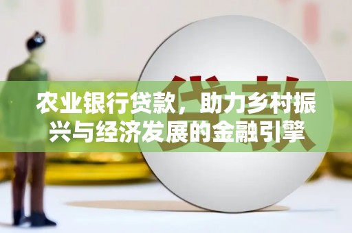 大洼农业银行贷款，助力乡村振兴与经济发展的金融引擎