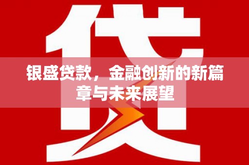 大洼银盛贷款，金融创新的新篇章与未来展望