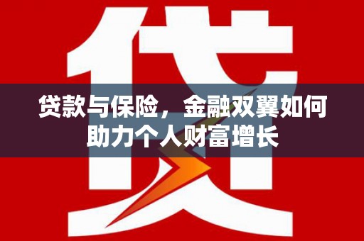 大洼贷款与保险，金融双翼如何助力个人财富增长