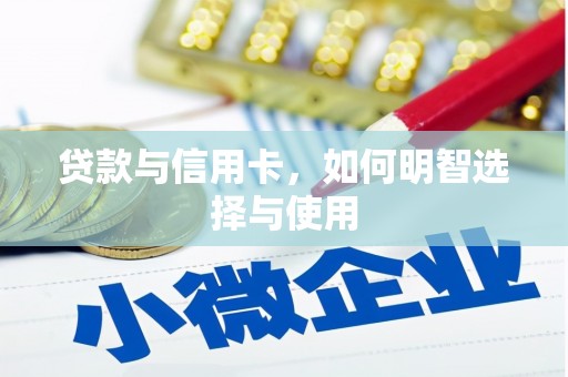 大洼贷款与信用卡，如何明智选择与使用