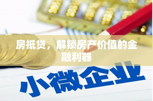 大洼房抵贷，解锁房产价值的金融利器