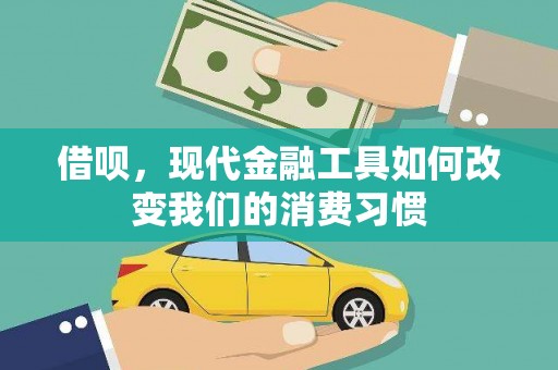 大洼借呗，现代金融工具如何改变我们的消费习惯