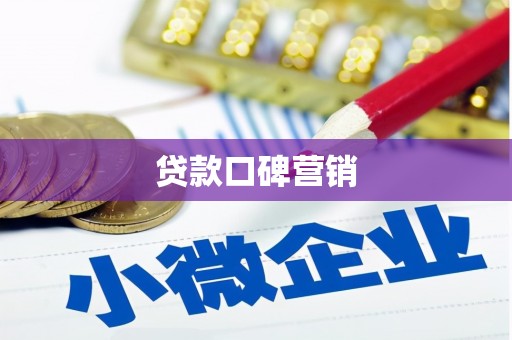 大洼贷款口碑营销