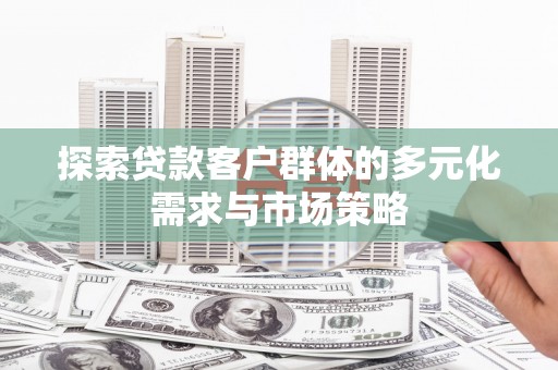 大洼探索贷款客户群体的多元化需求与市场策略