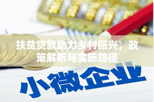 大洼扶贫贷款助力乡村振兴，政策解析与实施路径