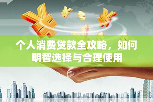 大洼个人消费贷款全攻略，如何明智选择与合理使用