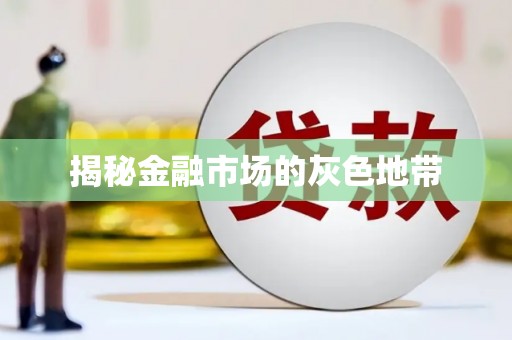 大洼揭秘金融市场的灰色地带
